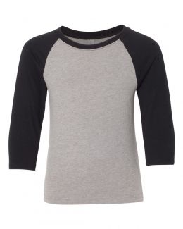 Next Level-Youth CVC Three-Quarter Sleeve Raglan-3352